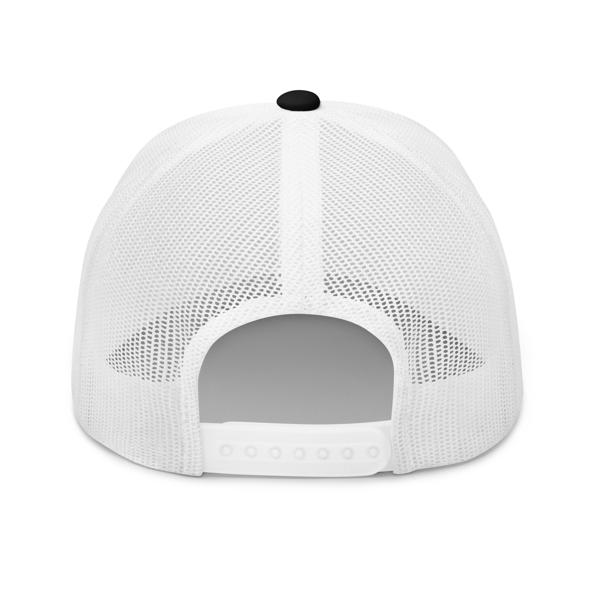 Black (White Mesh) - Trucker Snapback