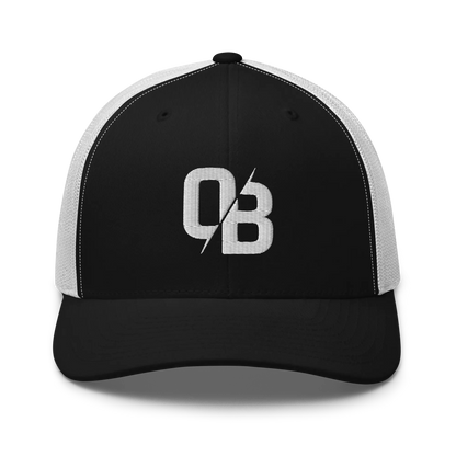 Black (White Mesh) - Trucker Snapback - Shopthatapp.ca