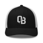 Black (White Mesh) - Trucker Snapback - Shopthatapp.ca