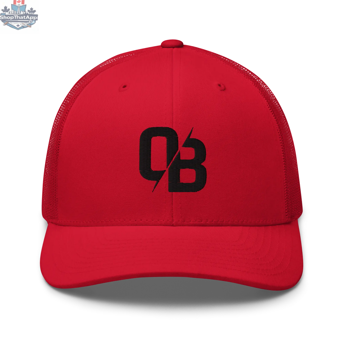 Red - Trucker Snapback - Shopthatapp.ca