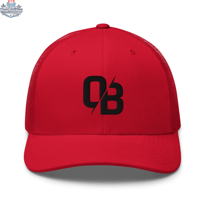 Red - Trucker Snapback - Shopthatapp.ca