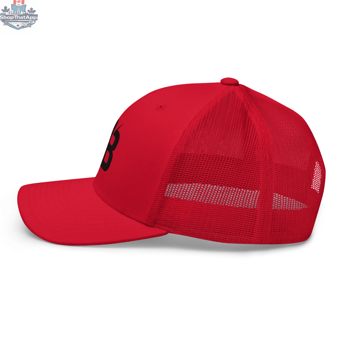Red - Trucker Snapback - Shopthatapp.ca
