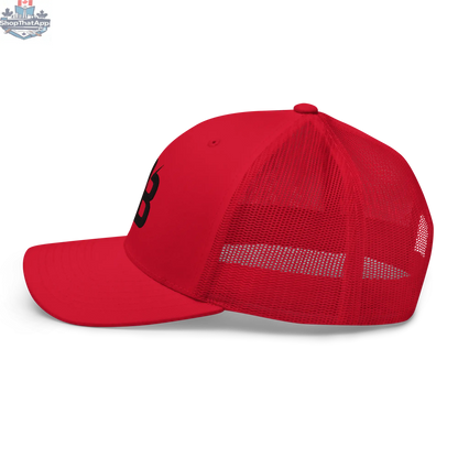 Red - Trucker Snapback - Shopthatapp.ca