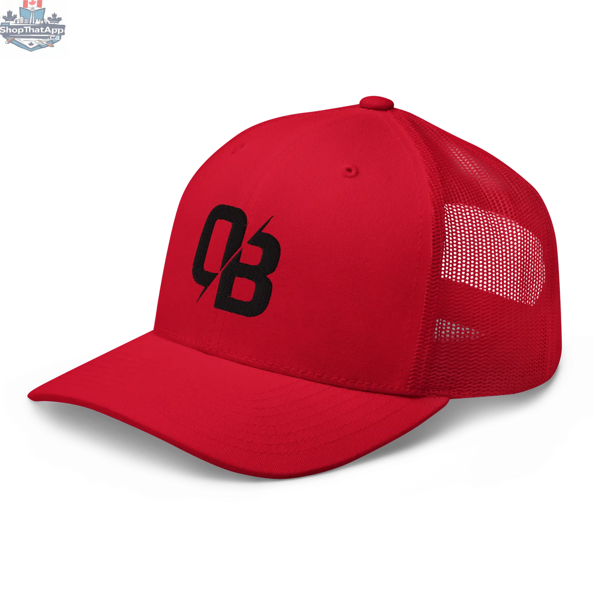 Red - Trucker Snapback - Shopthatapp.ca