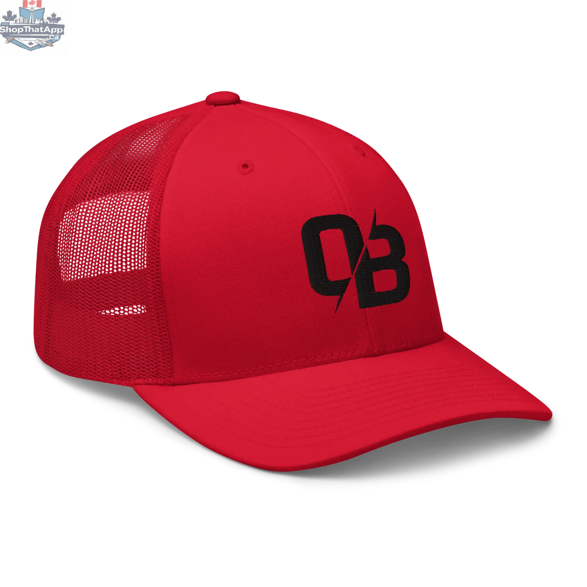 Red - Trucker Snapback - Shopthatapp.ca