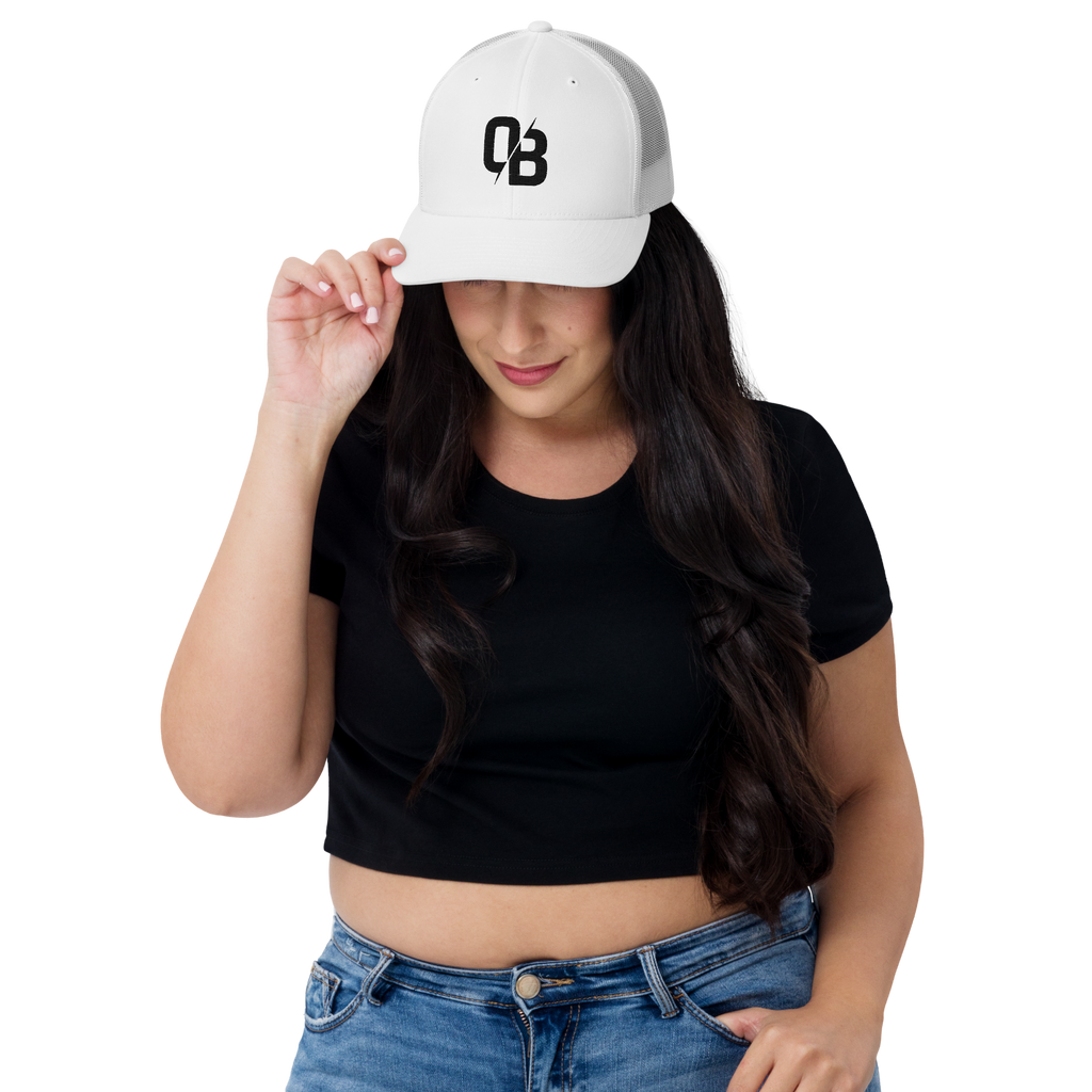 White - Trucker Snapback