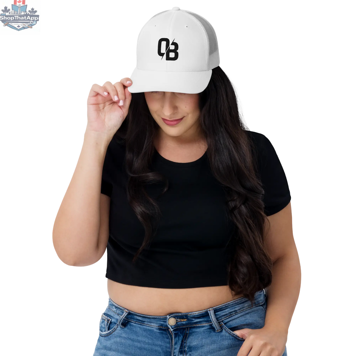 White - Trucker Snapback - Shopthatapp.ca