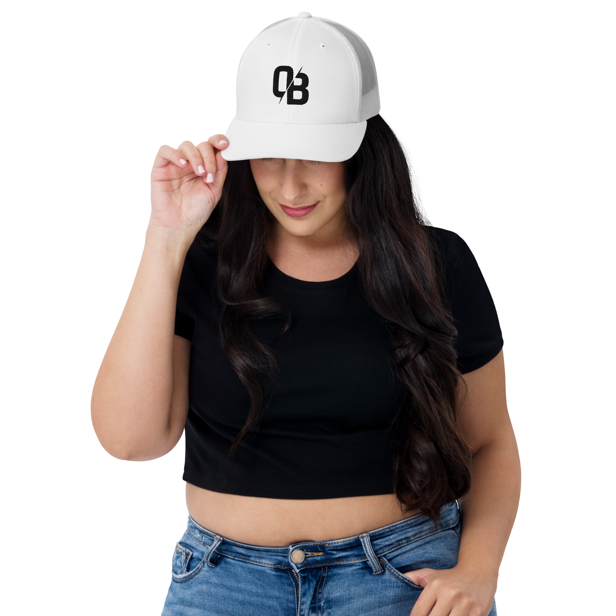 White - Trucker Snapback