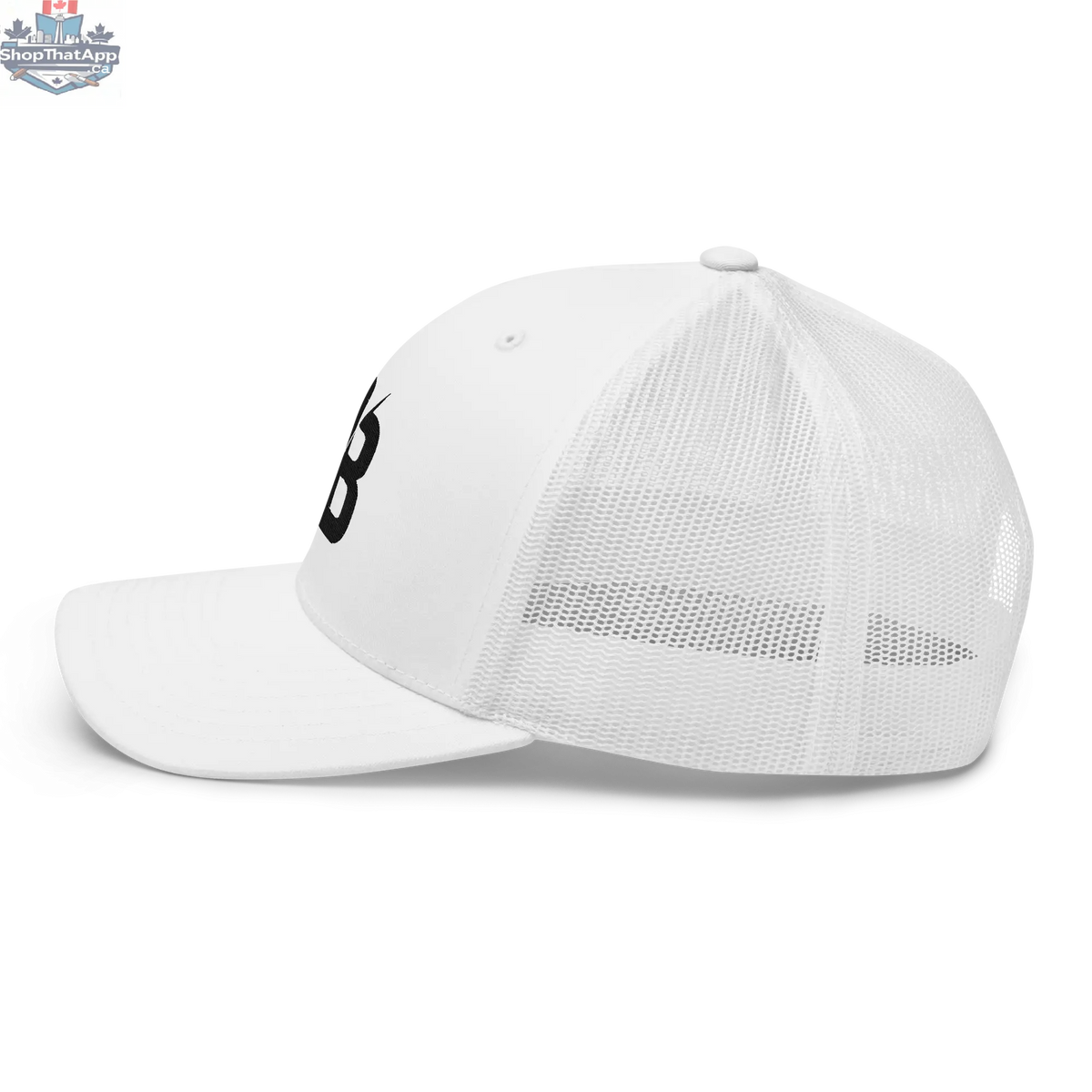 White - Trucker Snapback - Shopthatapp.ca