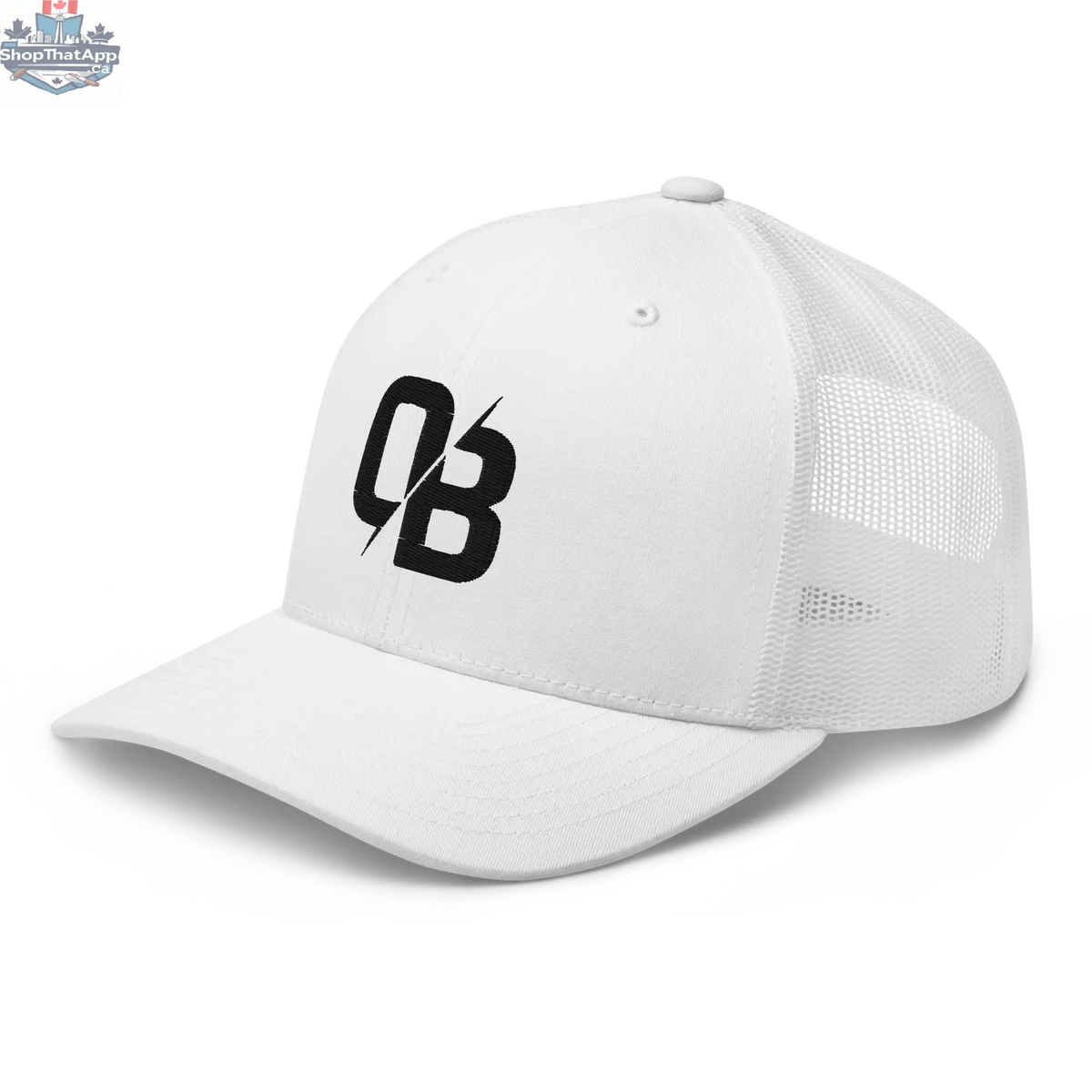 White - Trucker Snapback - Shopthatapp.ca