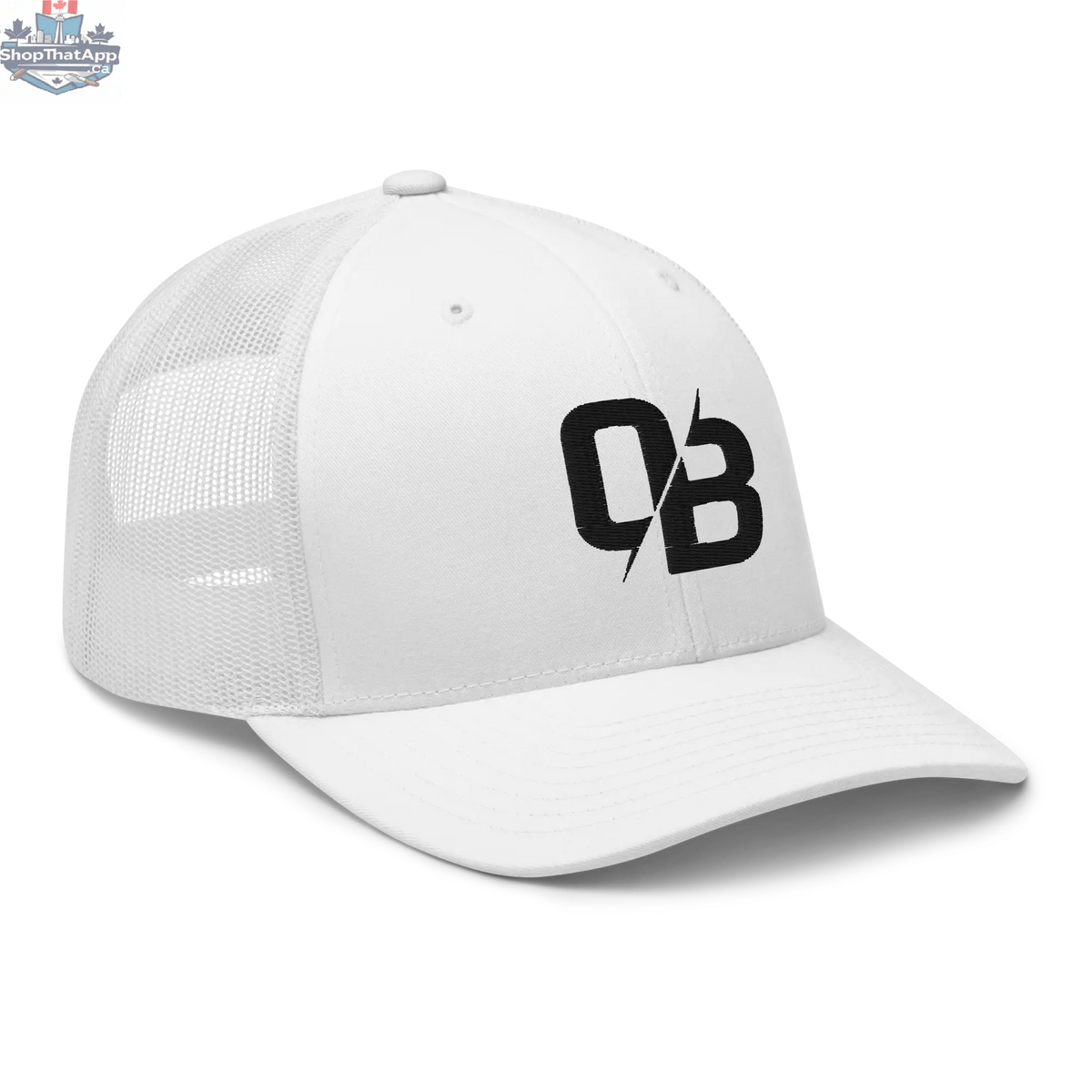 White - Trucker Snapback - Shopthatapp.ca