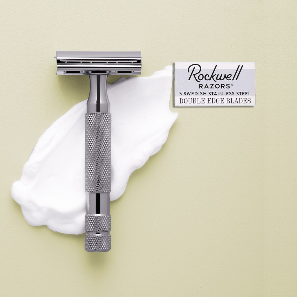 Rockwell 2C Adjustable Razor - Gunmetal Finish with 2 Settings for Ultimate Shaving Control