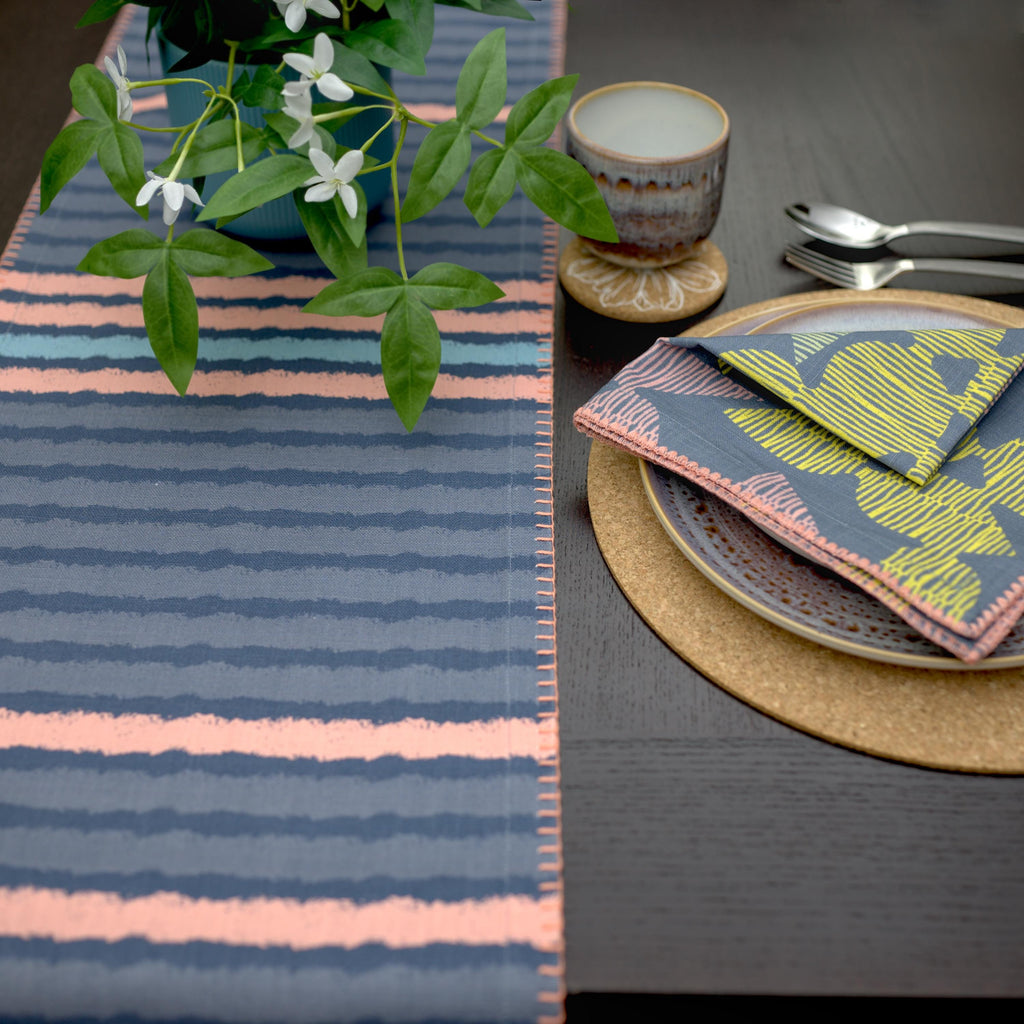 Rough Stripes: Table Runner (2 Versions) - Shopthatapp.ca