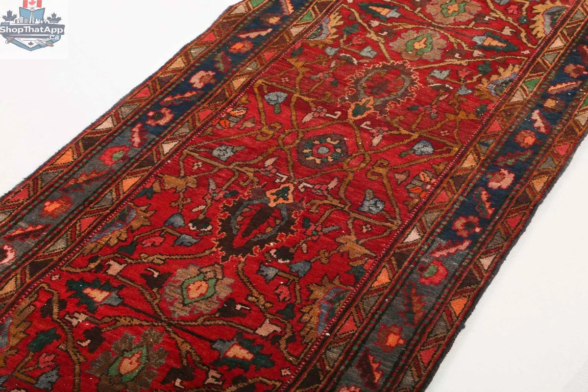 Persian Azerbaijan runner rug by Rug the Rock, 2' 7" x 10' 4", featuring intricate traditional patterns and vibrant colors.