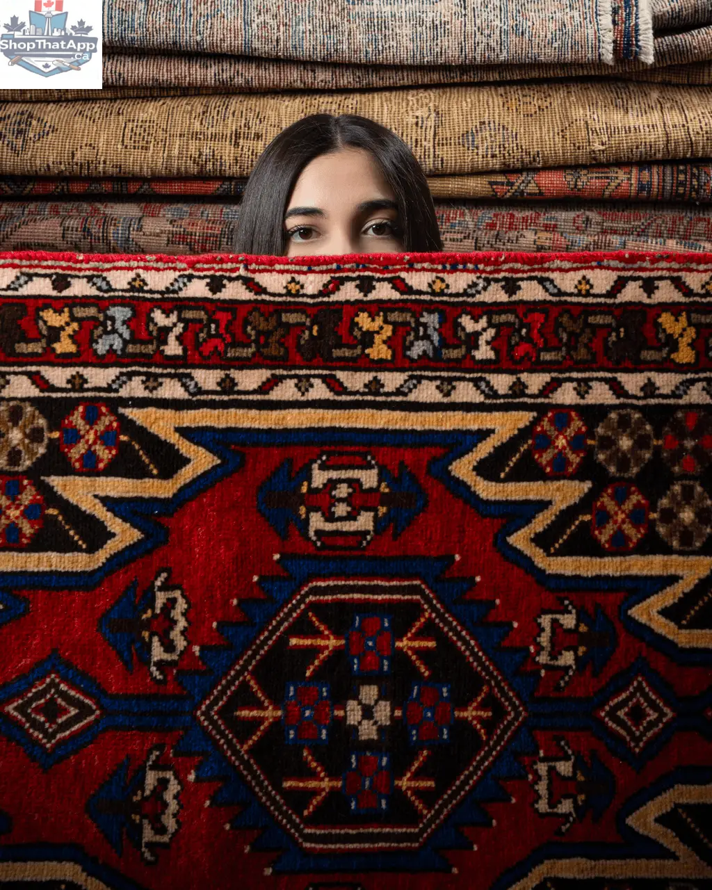 Persian Mazlaghan Rug by Rug the Rock, 2' 7" x 4' 2", featuring traditional intricate patterns and rich colors on woven fabric.