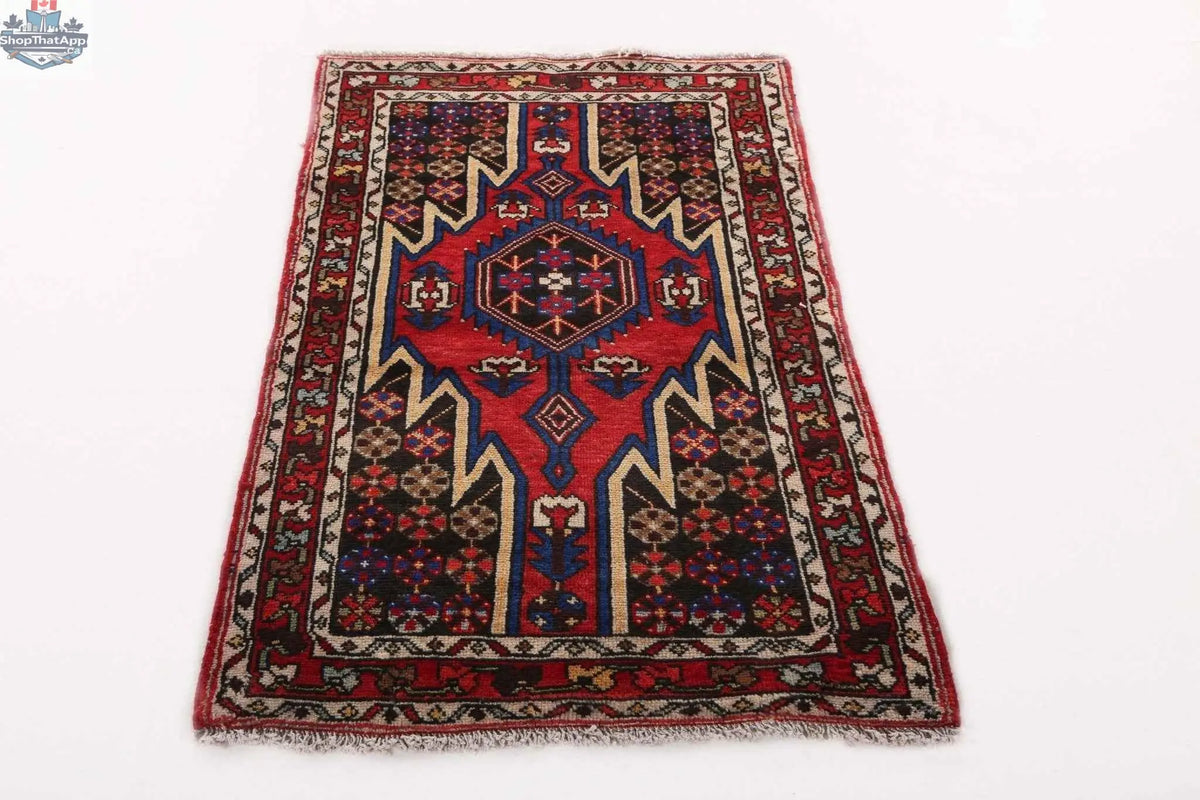 Persian Mazlaghan Rug by Rug the Rock, 2' 7" x 4' 2", featuring intricate traditional patterns and rich colors.
