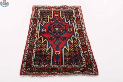 Persian Mazlaghan Rug by Rug the Rock, 2' 7" x 4' 2", featuring intricate traditional patterns and rich colors.