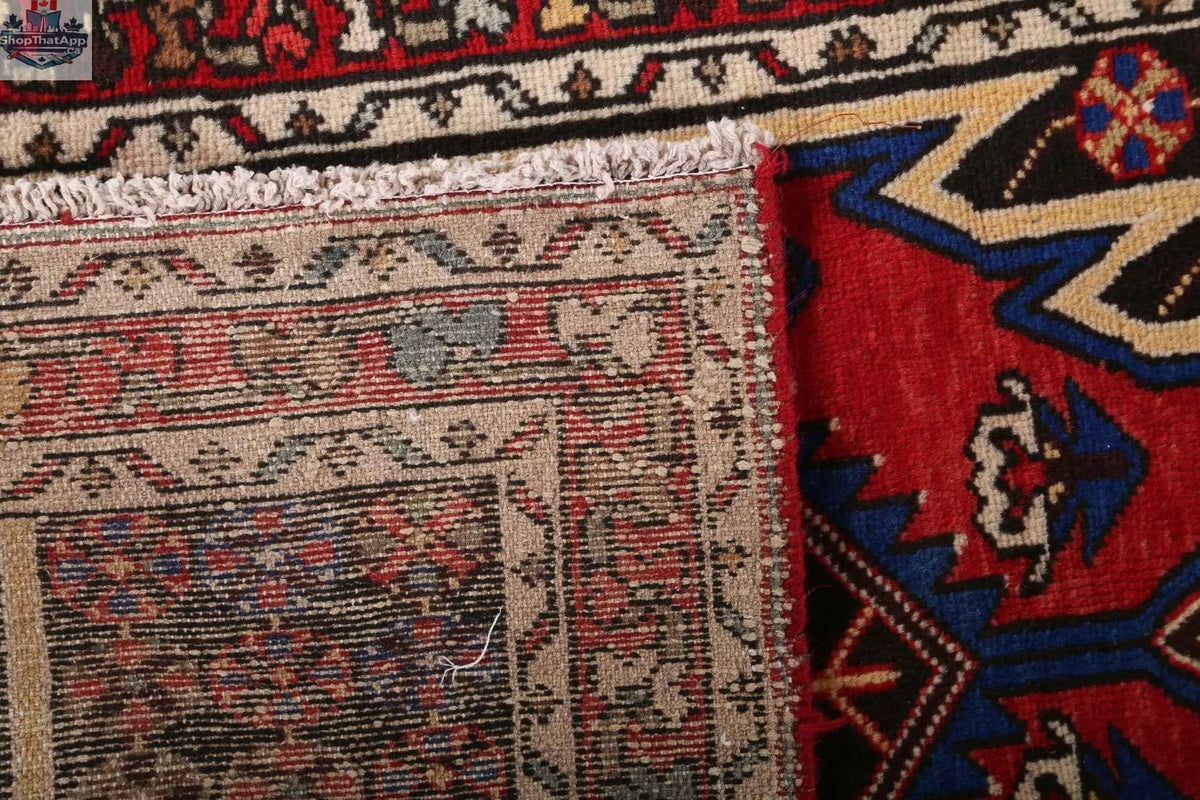 Persian Mazlaghan rug by Rug the Rock, 2' 7" x 4' 2", featuring intricate traditional Persian patterns and rich colors.