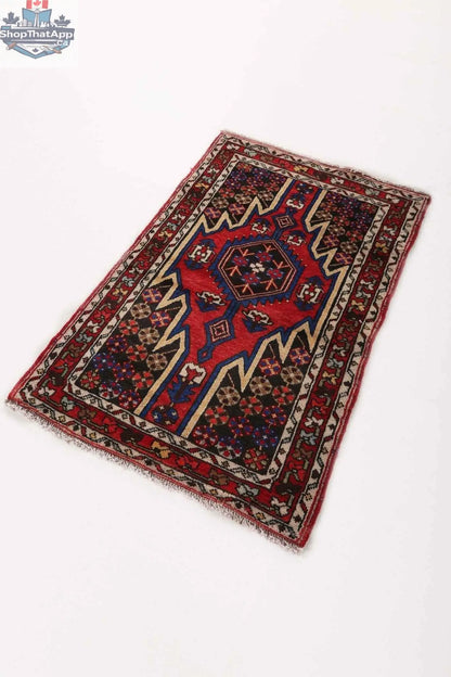 Persian Mazlaghan Rug by Rug the Rock, 2' 7" x 4' 2", featuring intricate traditional patterns in rich colors.