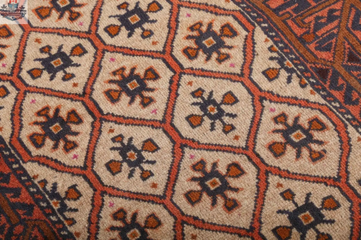 Persian Quchan Kurd Rug by Rug the Rock, 2'10" x 6'9", showcasing intricate traditional patterns in vibrant colors.