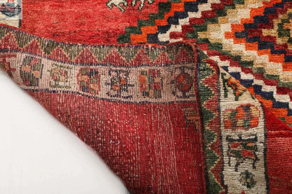 Persian Shiraz rug from Rug the Rock, 5'11" x 6'9" with intricate traditional Persian floral and geometric patterns.