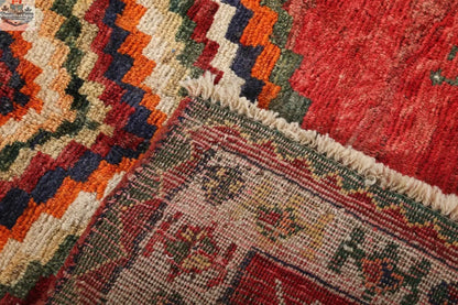 Persian Shiraz rug from Rug the Rock, 5'11" x 6'9", featuring intricate traditional patterns in rich colors.