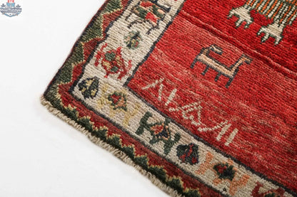 Persian Shiraz rug from Rug the Rock, 5'11" x 6'9", featuring intricate traditional patterns and rich colors for elegant home decor.