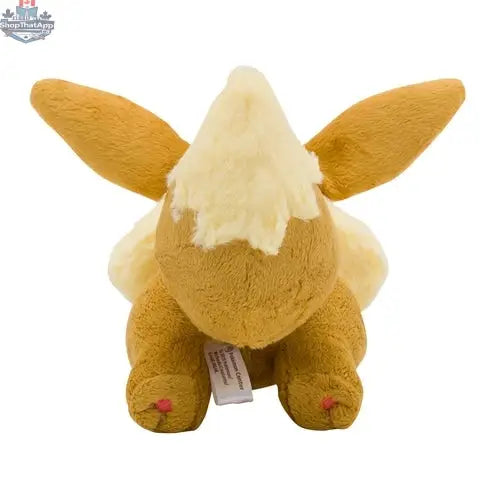 Running Eevee plush from Pokémon Center Japan featuring a soft, cuddly Eevee in a running pose by Banana Games & Hobby.