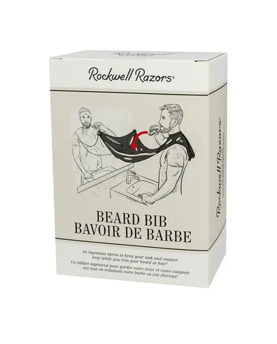 Rockwell Beard Bib - Ultimate Beard Trimming Bib for a Mess-Free Grooming Experience - Shopthatapp.ca