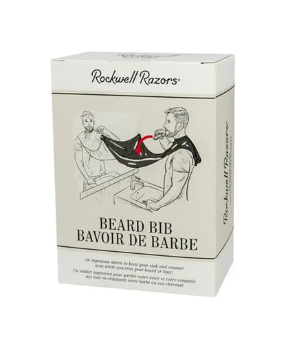 Rockwell Beard Bib - Ultimate Beard Trimming Bib for a Mess-Free Grooming Experience - Shopthatapp.ca