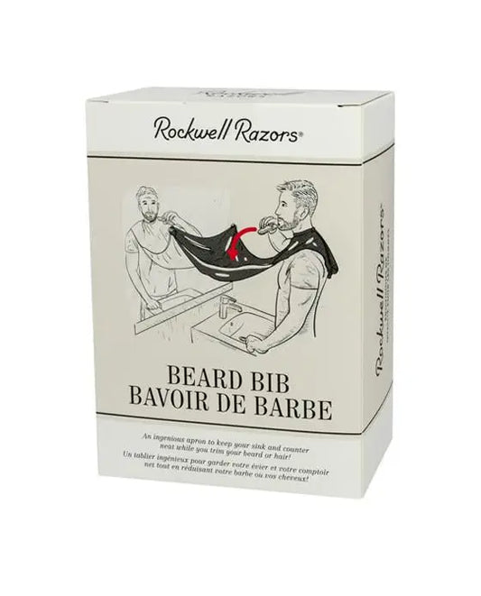 Rockwell Beard Bib - Ultimate Beard Trimming Bib for a Mess-Free Grooming Experience - Shopthatapp.ca