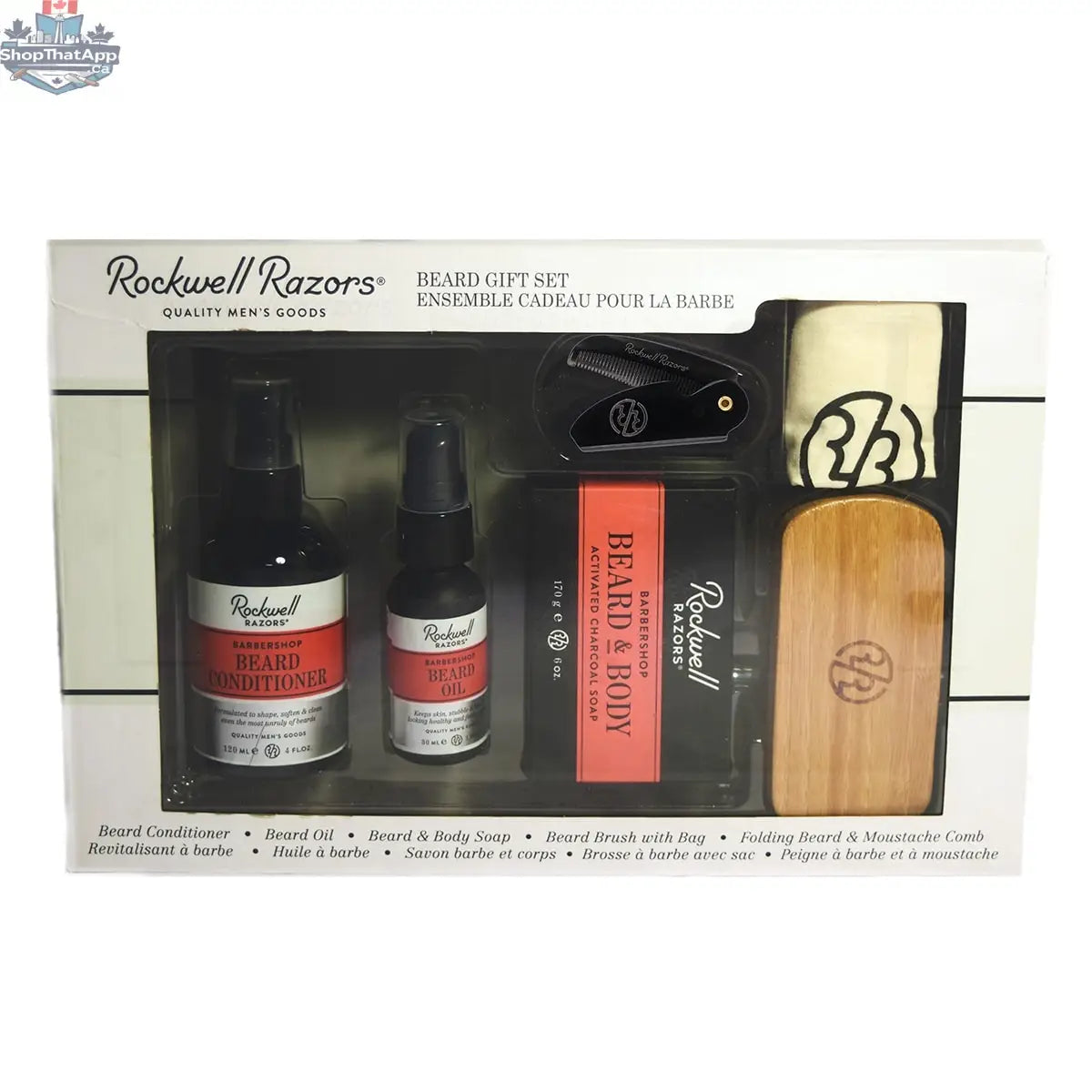 Rockwell Beard Grooming Gift Set - Shopthatapp.ca
