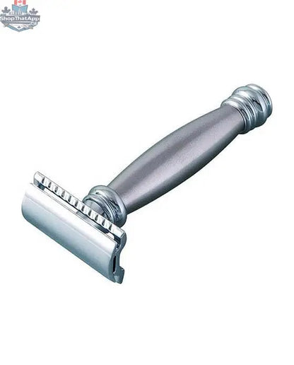Merkur DE Safety Razor - 2-Piece Closed Comb Straight Cut with Extra Long Stainless Steel Handle - Shopthatapp.ca