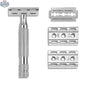 Rockwell 6C Safety Razor - Adjustable White Chrome for Beginners - Shopthatapp.ca