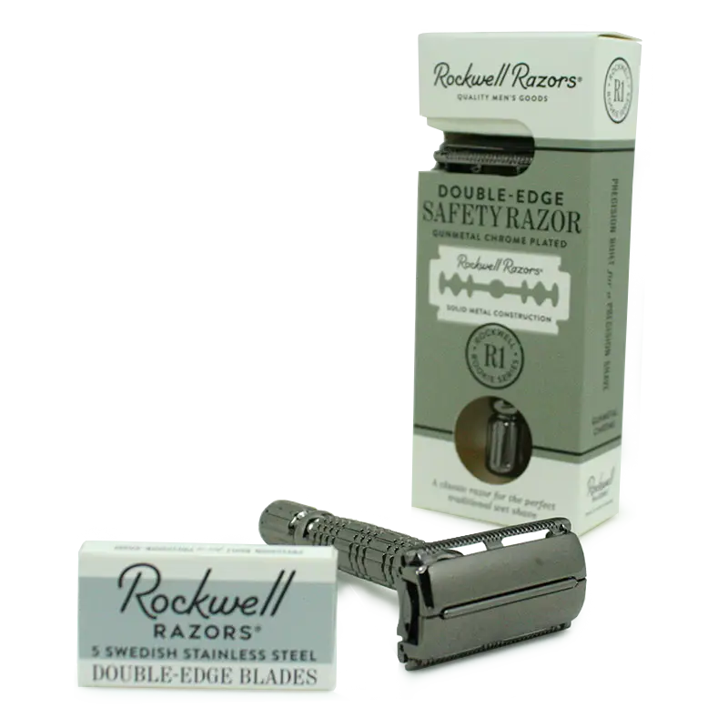 Rockwell R1 DE Safety Razor - Gunmetal - Shopthatapp.ca