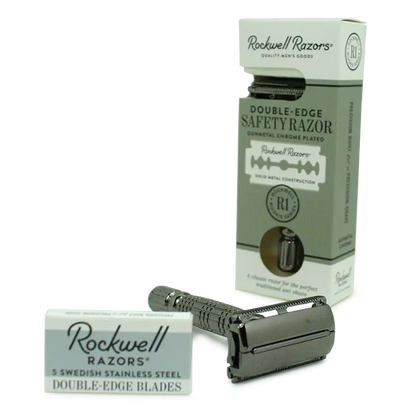 Rockwell R1 DE Safety Razor - Gunmetal - Shopthatapp.ca