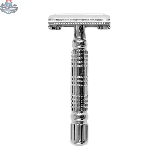 Rockwell R1 DE Safety Razor - White Chrome | Rockwell Razors Retail Display - Shopthatapp.ca