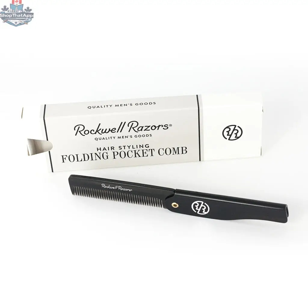 Rockwell Folding Hair Styling Pocket Comb - Stylish and Portable Rockwell Folding Hair Comb - Shopthatapp.ca