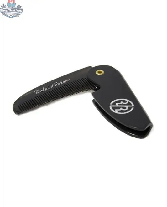 Rockwell Moustache Comb - Folding and Portable Beard Grooming Tool - Shopthatapp.ca