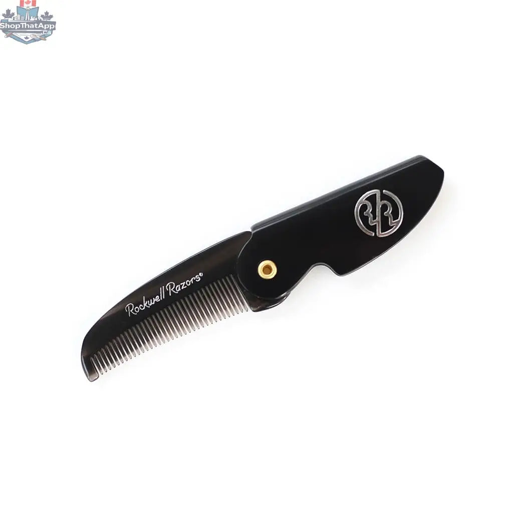 Rockwell Moustache Comb - Folding and Portable Beard Grooming Tool - Shopthatapp.ca