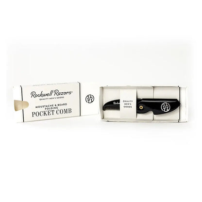 Rockwell Moustache Comb - Folding and Portable Beard Grooming Tool - Shopthatapp.ca
