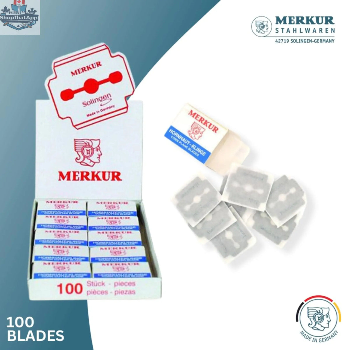 Merkur Corn Razor Blades - Shopthatapp.ca