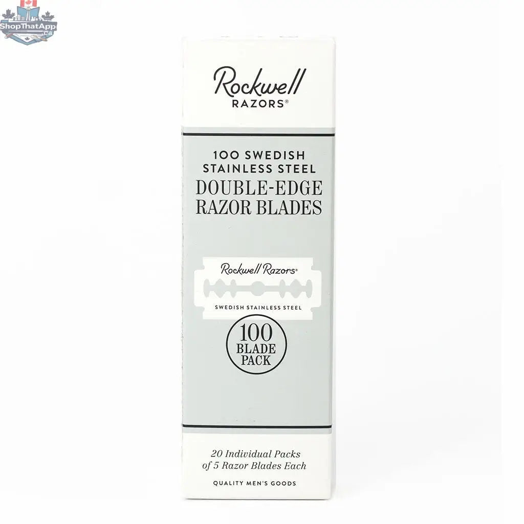 Rockwell Double-Edge Blades - 100-Pack - Shopthatapp.ca