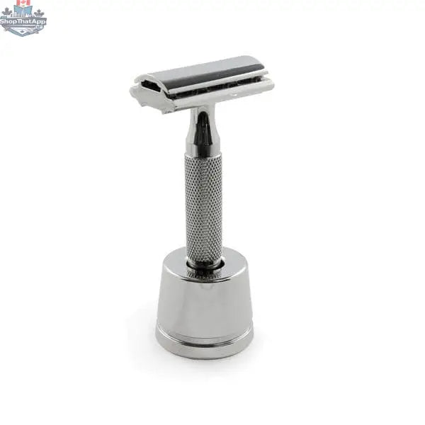 Rockwell Inkwell Razor Stand - White Chrome for the Ultimate Rockwell Razor Stand Experience - Shopthatapp.ca