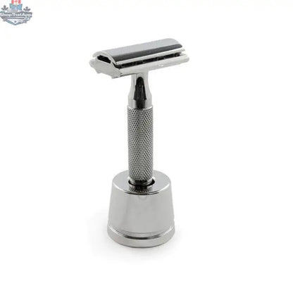 Rockwell Inkwell Razor Stand - White Chrome for the Ultimate Rockwell Razor Stand Experience - Shopthatapp.ca