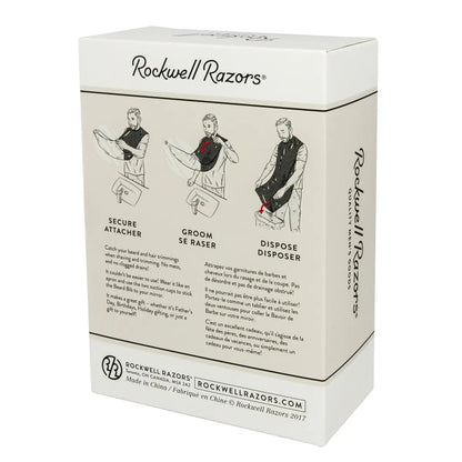 Rockwell Razors Beard Bib Bundle with Manicure Set Display - Shopthatapp.ca