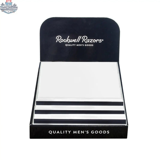 Rockwell Razors Cardboard Display – Build Your Own Retail Solution - Shopthatapp.ca
