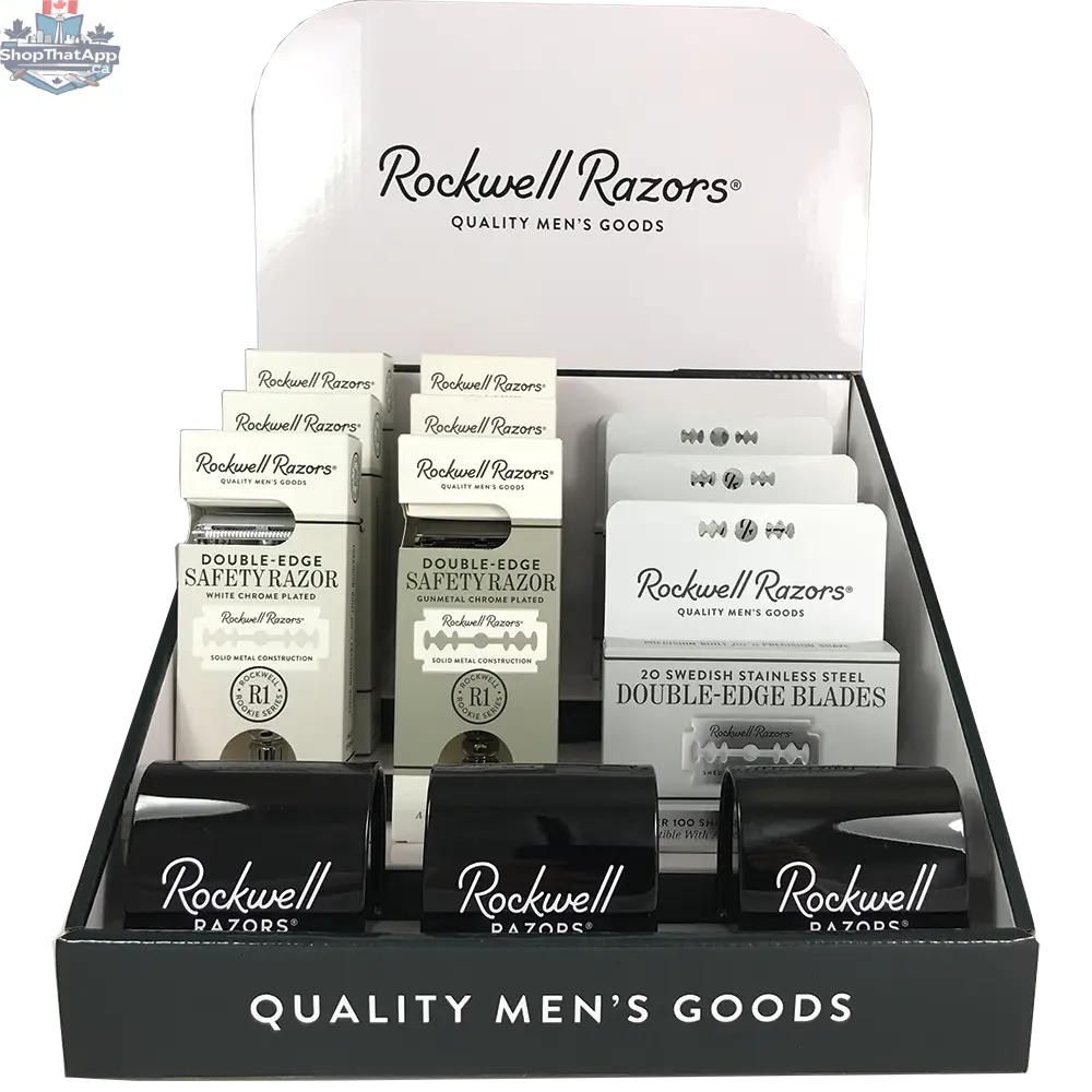 Rockwell Razors Shave Bundle - Rookie Value Bundle with Hardware Display - Shopthatapp.ca