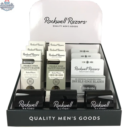 Rockwell Razors Shave Bundle - Rookie Value Bundle with Hardware Display - Shopthatapp.ca