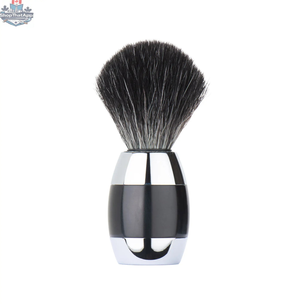 MERKUR Shaving Brush 1201 Vegan Synthetic Hair in Bright Chrome for Premium Quality Shaving - MERKUR shaving brush vegan синтетическая щетина - Shopthatapp.ca